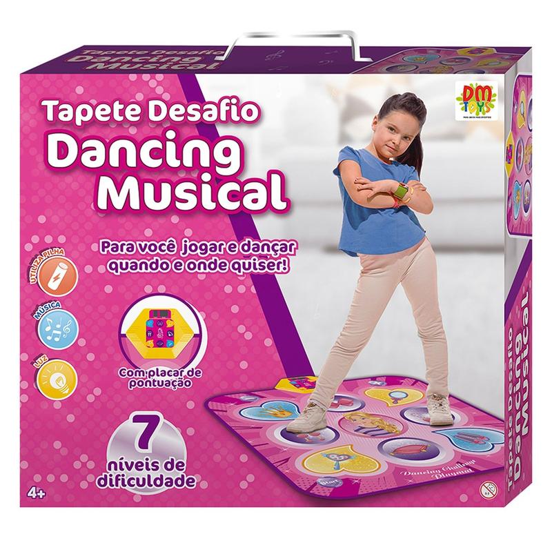 Desafio Dancing Musical Tapete Interativo Infantil Com Placar